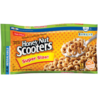Malt-O-Meal® Honey Nut Scooters® Cereal 39 oz. ZIP-PAK®