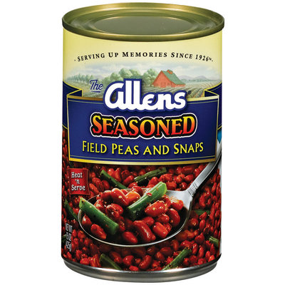 The Allens Seasoned Field Peas & Snaps 15 Oz Can