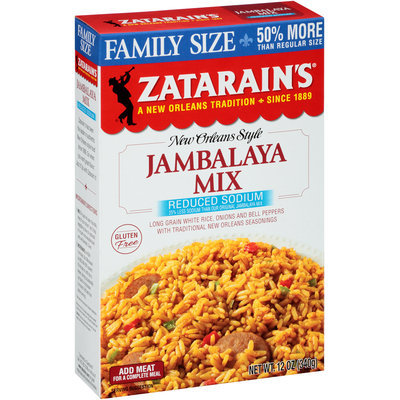 Zatarain's® Reduced Sodium Jambalaya Mix 12 oz. Box
