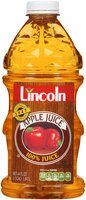 Lincoln® 100% Apple Juice 64 fl. oz. Bottle
