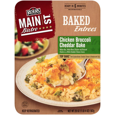 Reser's Fine Foods® Main St Bistro® Chicken Broccoli Cheddar Bake 20 oz Tray
