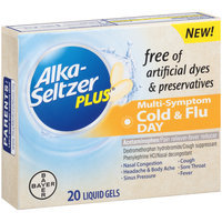 Alka-Seltzer Plus® Day Cold & Flu Multi-Symptom Relief Liquid Gels 20 ct Box