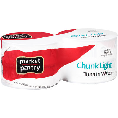 Market Panty™ Chunk Light Tuna in Water 4-5 oz. Cans