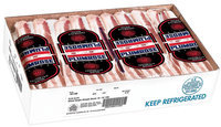 Plumrose Single Shingle 18-22 Food Service Bacon 15 Lb Box