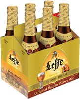 LEFFE BLOND 11.2 oz Beer 6 PK GLASS BOTTLES