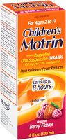Children's Motrin® Original Berry Flavor Pain Reliever/Fever Reducer Oral Suspension for Ages 2 to 11 4 fl. oz. Box