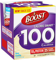 Boost® Calorie Smart® Very Vanilla Balanced Nutritional Drink 4-4 fl. oz. Bottles 1 pt. Box