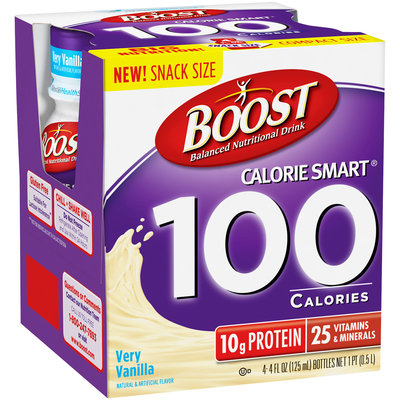 Boost® Calorie Smart® Very Vanilla Balanced Nutritional Drink 4-4 fl. oz. Bottles 1 pt. Box