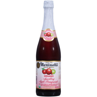 Martinelli's Gold Medal® Sparkling Apple-Pomegranate 100% Juice 25.4 fl. oz. Bottle