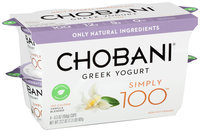 Chobani® Simply 100™ Vanilla Blended Non-Fat Greek Yogurt