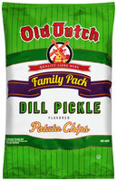 Old Dutch® Dill Pickle Flavored Potato Chips Family Pack 9.5 oz. Bag