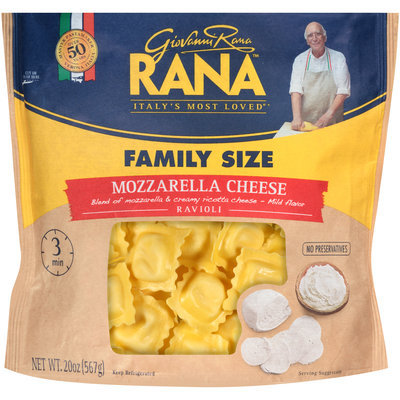 Rana™ Mozzarella Cheese Ravioli 20 oz. Stand-Up Bag