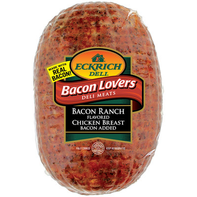 Eckrich Bacon Lovers Bacon Ranch Flavored Chicken Breast Deli Meat
