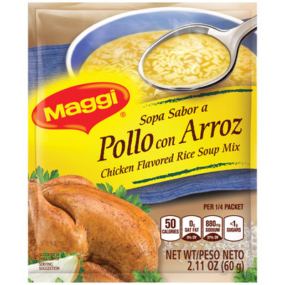 MAGGI Chicken Flavor Rice Soup Mix 2.11 oz. Packet