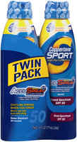 Coppertone® Sport® AccuSpray™ Broad Spectrum SPF 50 Sunscreen Spray 2–6 fl. oz. Aerosol Cans