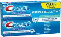 Crest Pro-Health Original Clean Mint Flavor Toothpaste Twin Pack 5.1 oz.