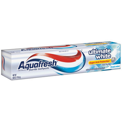 Aquafresh® Triple Protection® Ultimate White Frost Mint Toothpaste 6 oz. Box