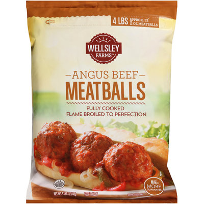 Wellsley Farms™ Angus Beef Meatballs 4 lb. Bag