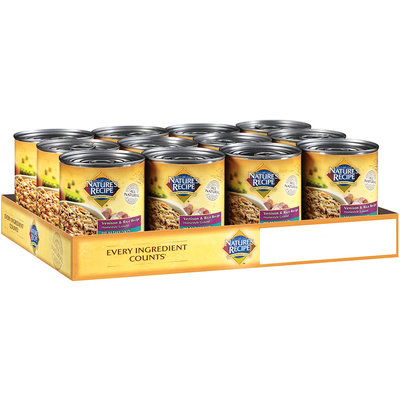 Nature's Recipe® Healthy Skin Venison & Rice Recipe Homestyle Ground Dog Food 13.2 oz. Can