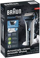 Braun WaterFlex Wet & Dry Shaver, White - 1 Count