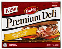 Buddig(TM Premium Deli Rotisserie Flavored Chicken Breast 8 oz. Zip Pak®