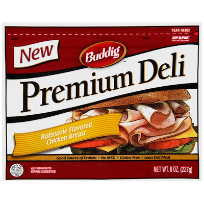 Buddig(TM Premium Deli Rotisserie Flavored Chicken Breast 8 oz. Zip Pak®