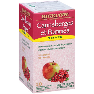 Bigelow® Cranberry Apple Herbal Tea Bags 20 ct Box