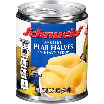 Schnucks® Bartlett Pear Halves in Heavy Syrup 8.5 oz. Can