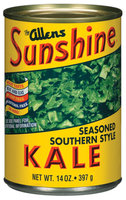 The Allens Sunshine Seasoned Southern Style Greens Kale 14 Oz Can