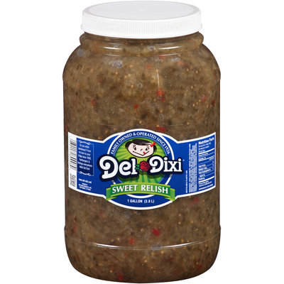 Del-Dixi® Sweet Relish 1 gal. Plastic Jar