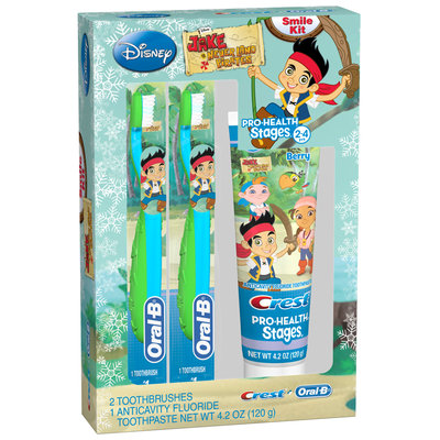 Oral-B Pro-Health Stages Jake and the Neverland Pirates Smile Kit
