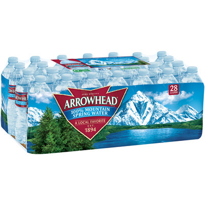 Arrowhead Mountain Spring Water Value Pack 28-0.5L Plastic Bottles