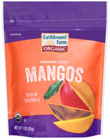 Earthbound Farm® Organic Dried Mangos 3 oz. Pouch