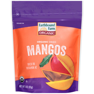 Earthbound Farm® Organic Dried Mangos 3 oz. Pouch