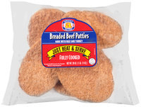 Advance Fast Fixin' Breaded Beef Patties 28 oz. Packet