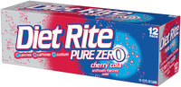 Diet Rite® Pure Zero™ Cherry Cola 12-12 fl. oz. Cans