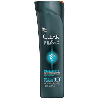 Clear Mean Scalp Therapy Clean & Refresh Anti-Dandruff Daily Shampoo 12.9 FL OZ PLASTIC BOTTLE