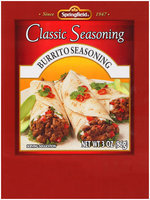 Springfield® Burrito Seasoning Classic Seasoning 3 oz Packet