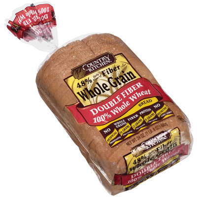 Country Kitchen® Whole Grain Double Fiber 100% Whole Wheat 24 oz. Bag