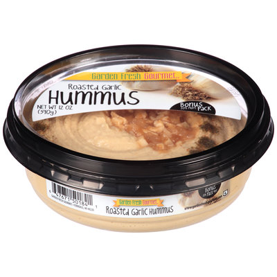 Garden Fresh Gourmet® Roasted Garlic Hummus 12 oz. Tub