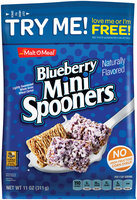 Malt-O-Meal® Blueberry Mini Spooners® Lightly Sweetened Whole Grain Wheat Cereal 11 oz. Bag