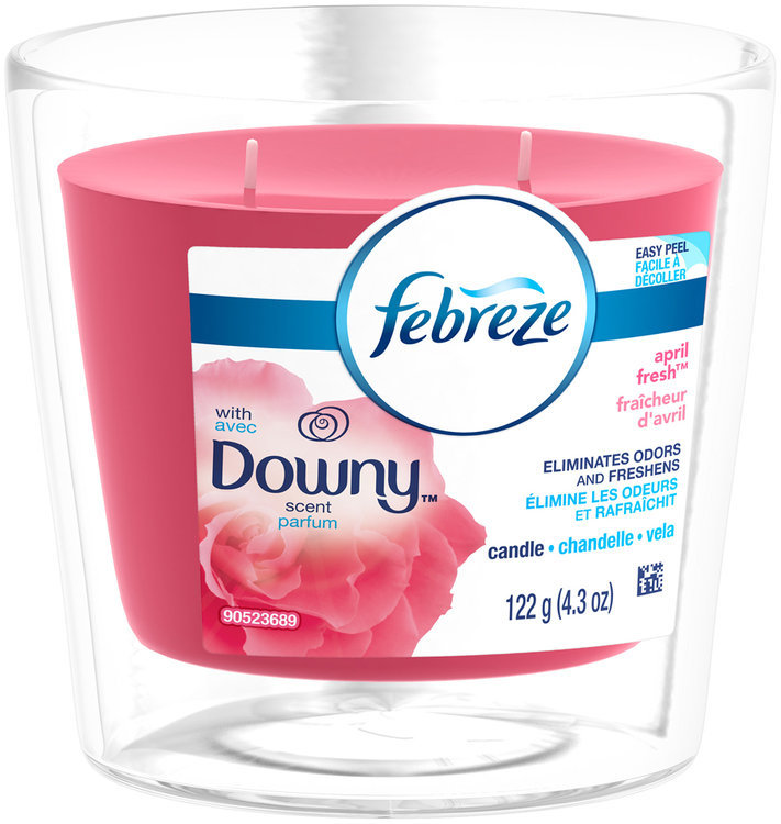 Candle Febreze Candle with Downy April Fresh Scent Air Freshener (1