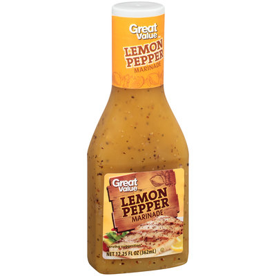 Great Value™ Lemon Pepper Marinade 12.25 fl. oz. Plastic Bottle