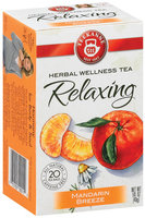 Teekanne Relaxing Mandarin Breeze Caffeine Free 1.41 Oz Tea Bags 20 Ct Box