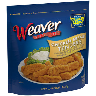Weaver® Chicken Breast Tenders 26 oz. Bag