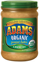 Adams Organic Crunchy Peanut Butter 16 Oz Jar