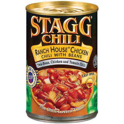 STAGG CHILI Ranch House Chicken W/Beans Chili 15 OZ CAN