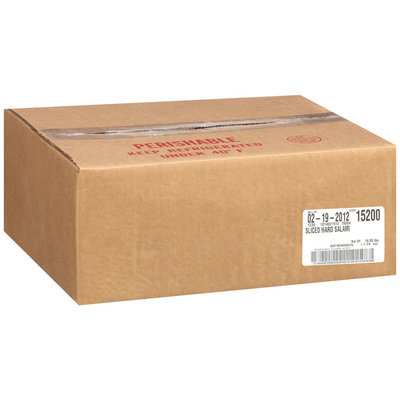 PATRICK CUDAHY Deli Sliced Heritage GF 4 slices/oz Hard Salami - Deli 4 LB PACKAGE