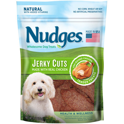 Nudges® Health and Wellness Chicken Jerky Wholesome Dog Treats 5 oz. Bag