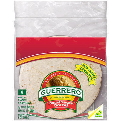 Guerrero® Fajita Flour Tortillas 9 oz. Bag